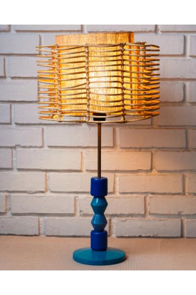 The Totem Table Lamp - Blue